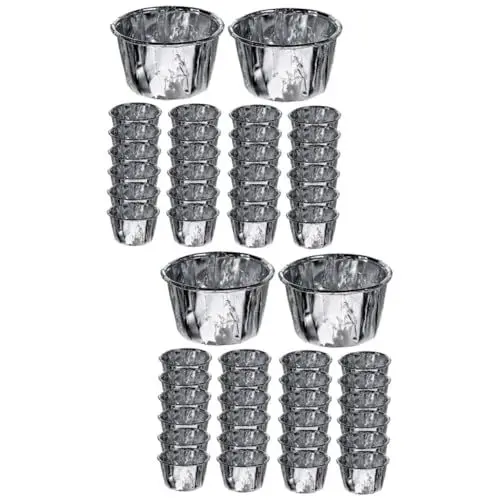 Produktbild: Alipis 2 Sets Backförmchen Für Cupcake-/muffin-förmchen Hitzebeständige Papiereinlagen Kompakte Größe Einfach Zu Verwenden 50 Stück X 2
