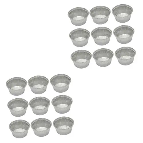 Produktbild: Alipis 100 Stück Bodenblech Kuchenformen Alufolienschalen Grillblech