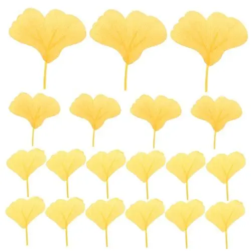 Produktbild: Alipis Künstliche Ginkgoblätter 100 Stück Für Hochzeiten Künstliche Blätter Für Heimdekoration Erntedankfest