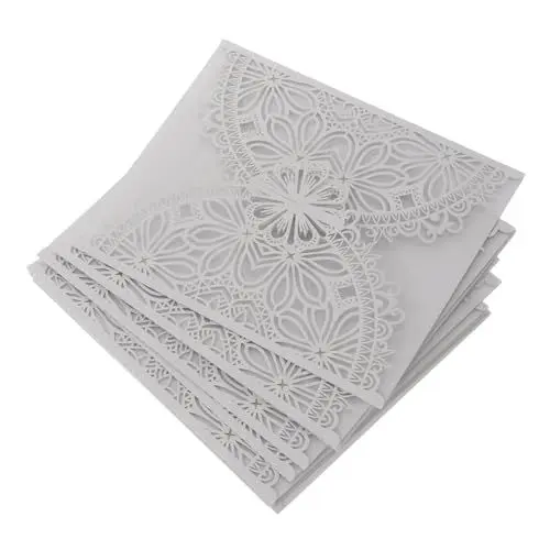 Produktbild: Parliky Elegante 10 stücke Europäischen Einladungskarten Floral Einladungskarte Grußkarte Hochzeit Liefert Zufällige Farbe