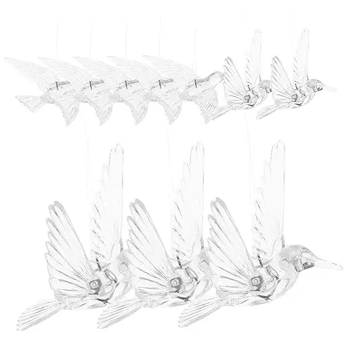 Produktbild: Alipis Elegante 10 Stücke Acryl Ornamente Romantische Decor für Hochzeit Home Party Decke Verzierungen