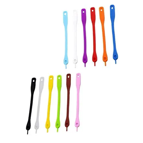 Produktbild: Alipis 12St Cup-Marker Etiketten für Weinflaschen Marker für Hochzeitsgetränke Tasse Kennung Getränkemarker Wein Charme glasmarkierer glasmarker Weinmarker Glaskennzeichen Kieselgel