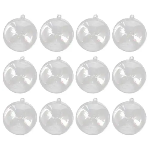 Produktbild: Alipis 12St weihnachtsdeko acrylkugel bonbon wickelpapier weinachtsdeko weihnachtssdeko Party Dekoration plastikball Lichterketten Blase Heliumballon-Kit Vorhanglichter Aquariumdekoration