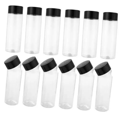 Produktbild: Alipis 12st Gewürzflaschen Plastiksaftflasche Transparente Saftflasche Saftglas Saftgläser Aus Plastik Vorratsglas Für Saft Saftflaschenhalter Kaliber Kreative Flasche Das Haustier