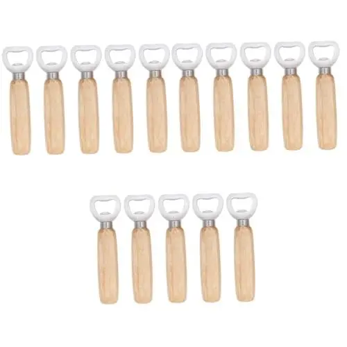 Produktbild: Alipis 15 Stk Weinöffner für die Party Bieröffner Weinflaschenöffner Glasöffner Getränkeöffner Korkensicheln Korkenzieher weihnachts party kneipen zubehör elektrisch Geschenk Bambus