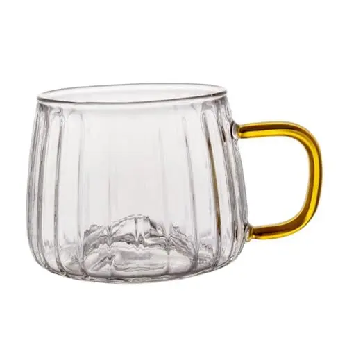 Produktbild: Alipis 1Stk Glas zum einzug für den einzug cremant gläser capycup Kaffeetasse mit Henkel klare Teetasse Hitze- schnapsgläser Trinkbecher Aufbewahrungsbecher Transparent