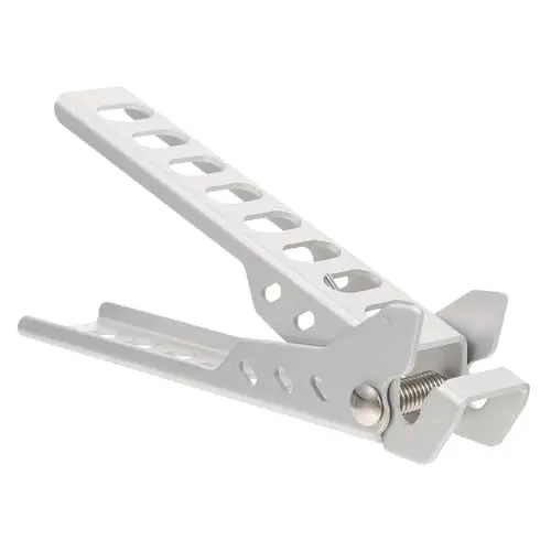 Produktbild: Alipis 1Stk Verbrühungsschutzclip tragbare Kochplatte rostfrei Topf Pfannengreifer heiße Platte küchenzange outdoor küche utensilien klemmbausteine Anti-Rutsch-Clip Pfannenklammer Silver