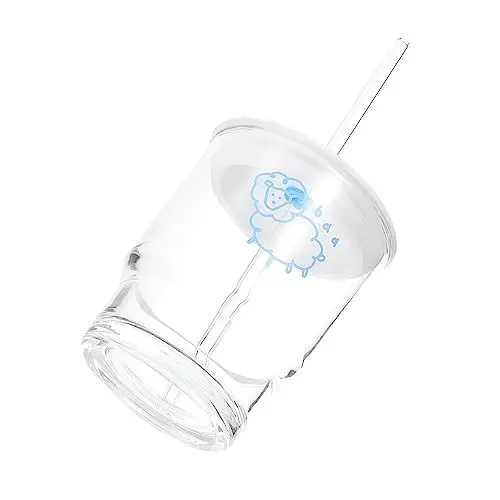 Produktbild: Alipis 1 Satz Kaffeetasse Saftgläser Tassen Einmachglas Trinkgläser Blase Tee Tasse wiederverwendbar strohhalmbecher teeglas wasserflasche Retro-Becher exquisite Wasserschale Plastik Blue