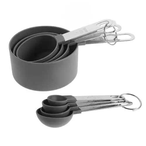 Produktbild: Alipis 1 Satz Messlöffelset Aus Edelstahl Kaffeebohnenschaufel Edelstahllöffel Kleine Schaufel Löffelmaße Zum Kochen Teelöffel Messlöffel Für Kaffee Löffel Messen Grey Rostfreier Stahl