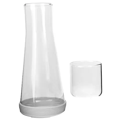 Produktbild: Alipis Große Wasserflasche Glas Wasserkocher Cold Brew Krug Schlafzimmer Wasserspender Karaffe Tasse