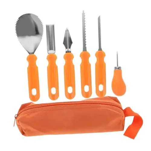 Produktbild: Alipis 1 Set Kürbisschnitzwerkzeuge Tonschnitzwerkzeuge Kürbisschnitzerei Grove Halloween Küchengerät Kürbisschnitzerei Partydekoration Halloween Schnitzset Kürbisschnitzschablonen