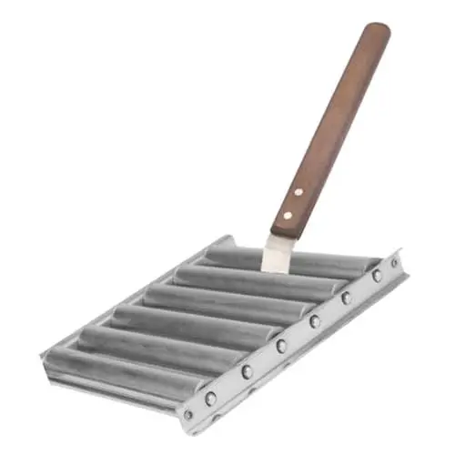 Produktbild: Alipis 1 Set Lagerfeuergrills Outdoor Grillständer Campingzubehör Tragbare Grillrolle Grillrolle Für Picknick Outdoor Versorgung Gartengrill Wurstrolle Für Grill Klappgrill