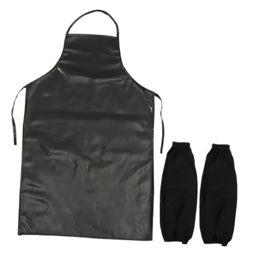 Produktbild: Alipis Wasserdichte Schwarze Schürze Küche Schürzen Öl-feste Kochen Schürzen Küche Lieferung Verschleißfeste Kochschürze Für Backen Und Kochen