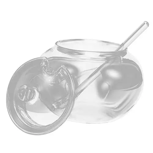 Produktbild: Alipis 1 Set Sucrier Salzglas Teeglas Gewürzflasche Stabiles Gewürzglas Zuckerglas Azucareras De Cocina Mehlspenderglas Küchenbedarf Soßenglas Zarter Gewürzbehälter