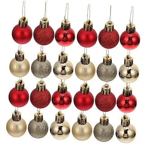 Produktbild: Alipis 1 Set Weihnachtsbaum Dekorationskugeln Kugel Ornament Dekorative Weihnachtskugeln Christbaumkugeln Weihnachtsparty Weihnachtskugel Anhänger Weihnachtskugel Zum
