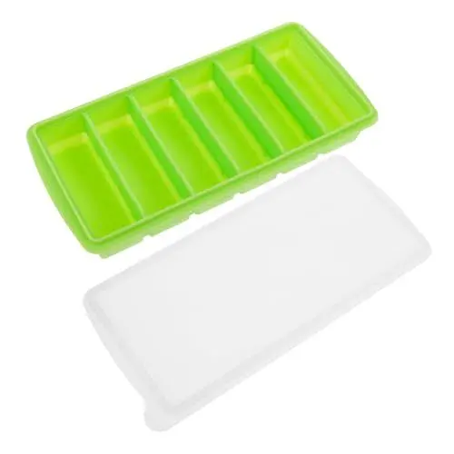 Produktbild: Alipis 1 Stück 6 6 Gleichmäßige Quadratische Stangen Eiswürfelform Stapelbare Eiswürfelbereiter Wasserflasche Eiswürfelform Für Gelatine Eiswürfel Eiswürfelschale