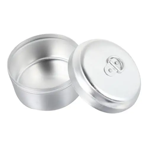 Produktbild: Alipis 1 Stück Karton Brotdose Auslaufsichere Reisebehälter Bento-fall Campingpfannen Lebensmittelbehälter Mit Deckel Behälter Für Die Zubereitung Von Mahlzeiten Lunchbox Aluminium Silver