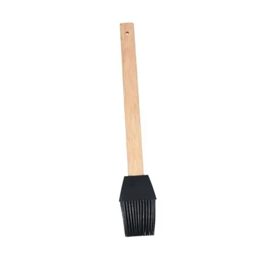 Produktbild: Alipis Silikon-backpinsel Hitzebeständig Zum Grillen Für Küche Lebensmittelecht Schwarz Mit Aufhängeloch Für Praktische Aufbewahrung