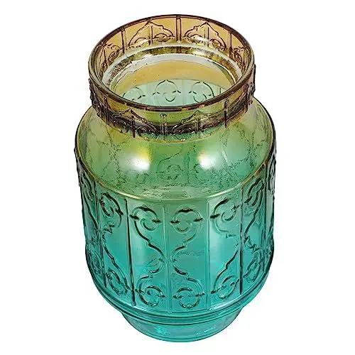 Produktbild: Alipis 1stk Bunte Vase Klare Blumenvase Retro-dekor Boho-Dekorationen Kristallvase Pflanzendekorationen Desktop-blumenvase Einzigartige Vasenverzierung Haushalt Blumenarrangement Glas