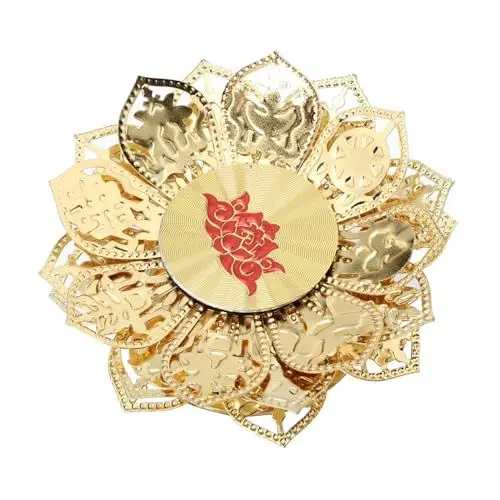 Produktbild: Alipis 1stk Kerzenständer Ghee Lampe Kerze Halter Handwerk Tibetischen Teelicht Öllampe Aus Tibetischem Messing Tibetischen Messing Öl Lampe Desktop-dekor Für Buddha Thailand Legierung