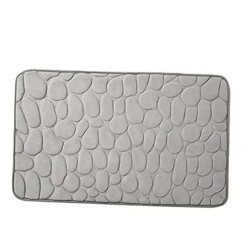 Produktbild: Alipis 1stk Memory Foam Badl?Ufer rutschfeste Badematte Badezimmer Absorbierende Matte Mikrofaser-badematte Wasserabsorbierender Teppich Keine Badezimmerteppiche Fußabtreter Gemütlich