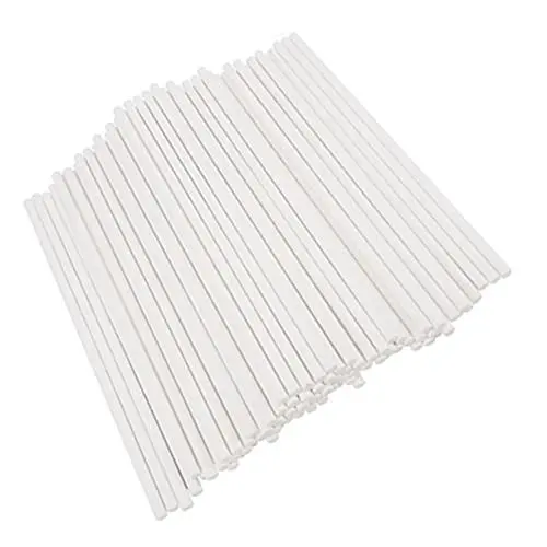Produktbild: Alipis 200 Stücke Papier Lutscher Sticks Weiß Schokolade Former für Handwerk-anhaltende