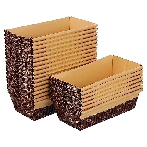 Produktbild: Alipis 25 StüCk BootsföRmige Toast Backformen - Langlebige, Antihaft Kuchenformen FüR Mini Muffins Und Toast