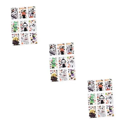 Produktbild: Alipis 27 Blätter Wandaufkleber für Fenster Kürbis-Gesichtsabziehbilder süße Kürbisaufkleber halloween wanddeko halloween wandfolie Aufkleber-Dekore Halloween-Wandaufkleber PVC