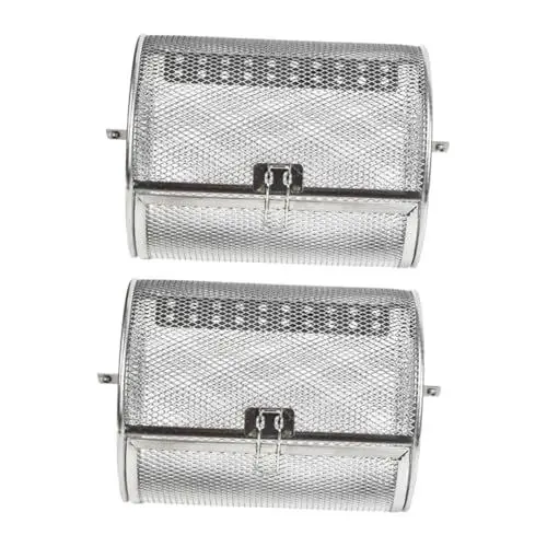 Produktbild: Alipis Grillbesteck-set Grillkorb für Den Backofen Drehbare Grillkörbe Aus Edelstahl Leicht Zu Reinigen und Zu Pflegen für Backzubehör