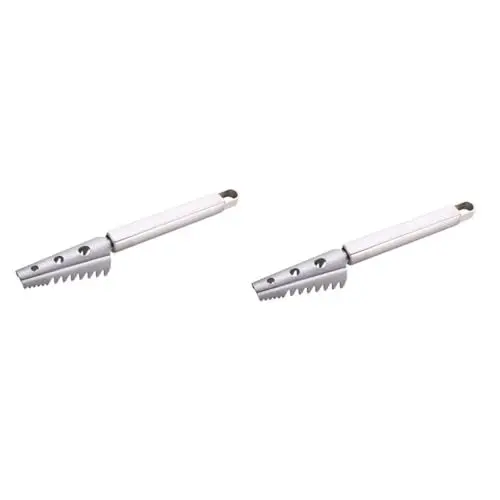 Produktbild: Alipis 2St Fischrasierer Stainless Steel inoxlm gua sha-schaber ergonomische Rakel Rasierer für Fischschuppen Waage Rasierer Den Fisch entkalken Kalkschaber Fisch töten Fischschuppenhobel