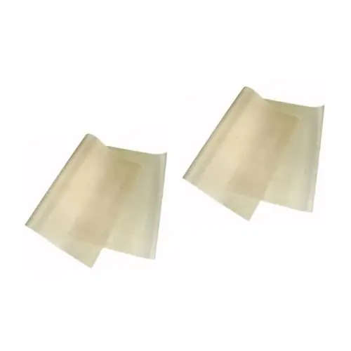 Produktbild: Alipis 2St Ofenmatteneinlage für den Boden baking mat grill unterlegmatte grillauflage eine grillmatte backofen unterlage Hohe Temperaturbeständigkeit Backtuch Liner Plane Linoleum Weiß