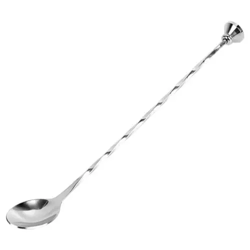 Produktbild: Alipis 2St Rührlöffel kaffelöffel kaffeelöffel Getränke Rührer Cocktailrührer für Getränke Löffel Rührer rostfreier Cocktailrührer Cocktaillöffel Rostfreier Stahl Silver Wiederverwendbar