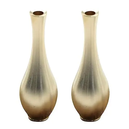 Produktbild: Alipis 2 Stück Messing Mini Antik Blumenvase Hoch Dünn für Wohndekoration