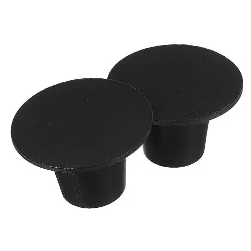 Produktbild: Alipis Retro-kerzenhalter Aus Schwarzem Metall 2er-Set Ideal Als Tischdekoration Heimdekoration Hochzeit
