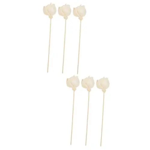 Produktbild: Alipis 6stücke Blumen-Diffuser Sticks Für Aromatherapie Peony Diffuser Mit Ätherischen Ölen Dekorative Raumdüfte Für Zuhause Für Yoga Und Entspannung