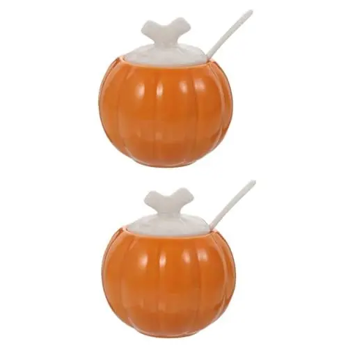 Produktbild: Alipis 2 Stk Gewürzdose aus Keramik Behälter für weißen weißer Zuckerstreuer würze cruet Vorratsgläser mit Deckel Weiß -Gewürzglas Gewürzflasche Vorratsbehälter für Salz