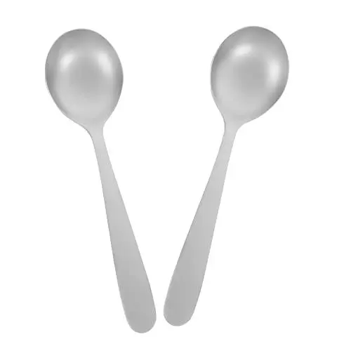 Produktbild: Alipis 2 Stk Löffel geschiere messer politur geschirtuecher geschirrtabs geschirrschrank kitchenware küchenhilfen bestecke tafelgeschirr küchen geräte tableware Rostfreier Stahl Silver