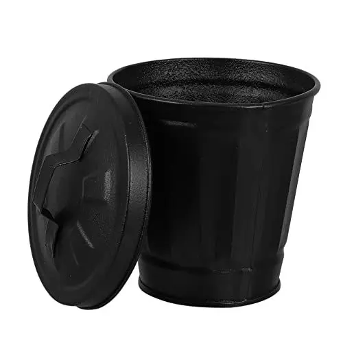 Produktbild: Alipis 2 Stücke Abfall Korb Mit Deckel Desktop Mülleimer Stilvolle Mülleimer Für Office Home