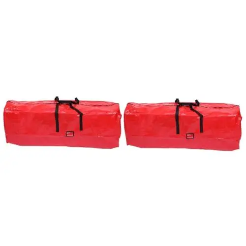 Produktbild: Alipis 2 Stk Weihnachtsbaum-aufbewahrungstasche Große Rote Aufbewahrungstasche Weihnachtsbaum-tasche Weihnachtsbaum Tasche Behälter Für Weihnachtsbaum Urlaub Kleidung Sport Dekorationen