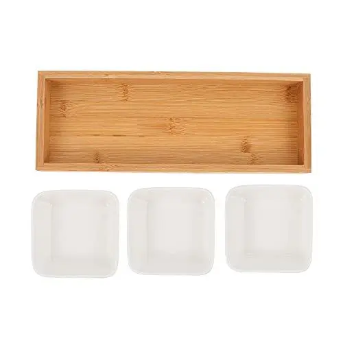 Produktbild: Alipis 2 Stück Obstteller Desktop Aufbewahrungstablett Trockenobsttablett Keramik Obsttablett Home Snack Tablett Desktop Meeting Versorgung Kreativer Trockenobstteller