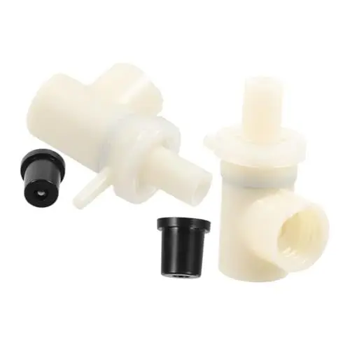 Produktbild: Alipis 2 Stück Seifenspender Pumpe Seifen Shampoo Ersatzflasche Pumpenpumpen Für Shampoo Flaschen Shampoo Und Spülungsspender Wandmontierter Duschspender Lotus Pumpe Weißer