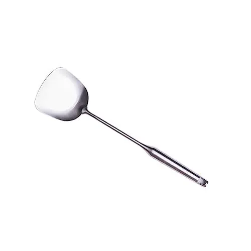 Produktbild: Alipis 304 Küchenwerkzeug Chinesischer Wok Pfannenwender Antihaft-Spatel Spachtelwender chinesische wokpfanne Silve hochstihl Wok-Utensilien Silberfarbe Saptula aus Edelstahl Wok-Wender
