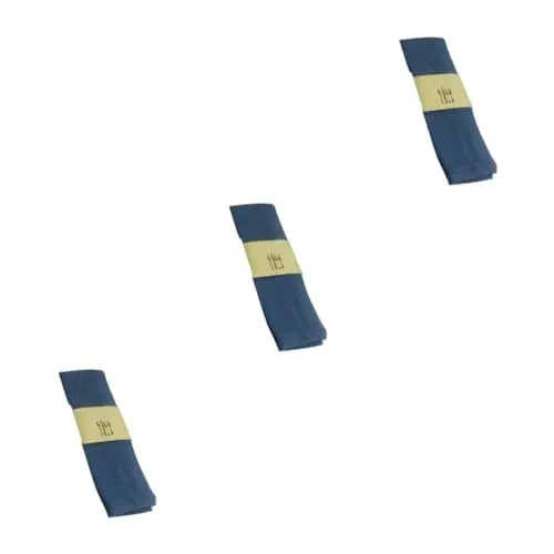 Produktbild: Alipis 3St Backtuch küchenhandtuch handtücher küche untertischdecke tischtuch Tablecloth tafeltuch Fingerspitzen-Servietten Tischservietten aus Stoff Stoffservietten Leinenstoff Blue