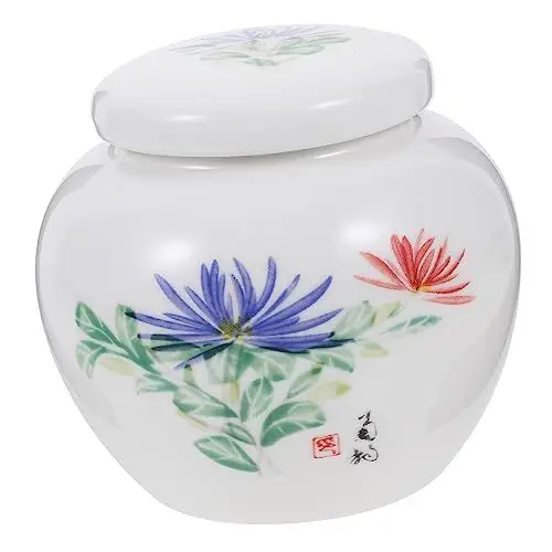 Produktbild: Alipis 3St Teedose Behälter mit Deckel Aufbewahrungsbehälter für Süßigkeiten Bonbonglas mit Deckel Teebehälter die chinesen lagercontainer teblatt kleiner Bonbonbehälter Küchentee Keramik