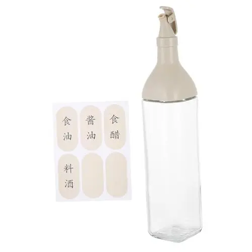 Produktbild: Alipis 3 Stk Ölkanne Spender für Olivenölflaschen Ölspray Gewürzflasche für den Haushalt flüssig küchenbehälter küche behälter versiegelte Gewürzflasche bleifreier Ölspender pp Beige