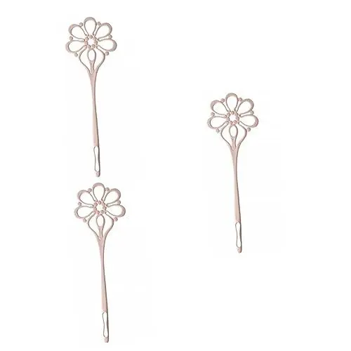 Produktbild: Alipis 3 Stück -Paddel Mattierter Lange Gewebte Herzen Hausierschuss Mann Rosa Kleid Hand Schwesternschaft Zweite Entfernung