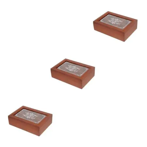 Produktbild: Alipis 3st Aufbewahrungskiste Zuckerbeutelhalter Für Kaffee Teebeutel-organizer Tee-aufbewahrungsorganisator Tee-organizer Und Aufbewahrung Teebeutel-boxen Acryl Brown Wiederverwendbar
