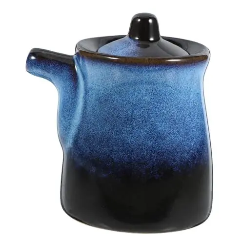 Produktbild: Alipis 3st Essigtopf Shoyu-sojasauce Antike Schnapsflasche Flasche Sojasauce Cruet-flüssigkeitsglas Japanische Sojasauce Japanische Sake-flaschen Cruet-flasche Olive Salatöl Keramik Sirup