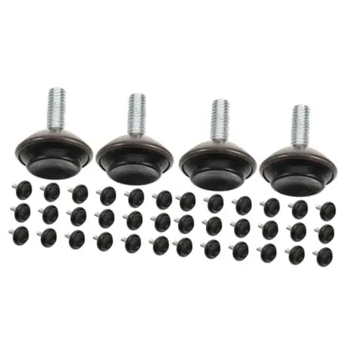 Produktbild: Alipis 40 STK Drehfüße für Möbel Outdoor-Möbel Stuhl im Freien Gartenmöbel Tischbeine Schwerlaststuhl Beine für Schränke Möbelfüße einstellbar Richtmaschine Pata Möbelbeine rotieren Eisen
