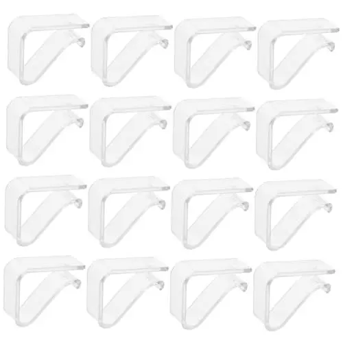 Produktbild: Alipis 48 Stk Transparente Tischdeckenklammer Clips Für Picknicktische Befestigungsclip Für Tischdecken Tischdeckenklammern Für Tische Im Freien Picknick-tischdeckenclips Im Freien